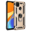 Mey İthalat®   Redmi 9C Kılıf Sofya Yüzüklü Silikon Kapak - Gold