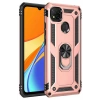 Mey İthalat®   Redmi 9C Kılıf Sofya Yüzüklü Silikon Kapak - Rose