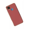 Mey İthalat®   Redmi 9C Kılıf Volet Silikon - Kırmızı