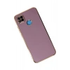 Mey İthalat®   Redmi 9C Kılıf Volet Silikon - Mor
