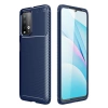 Mey İthalat®   Redmi 9T Kılıf Auto Focus Karbon Kapak - Lacivert