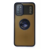 Mey İthalat®   Redmi 9T Kılıf Montreal Yüzüklü Silikon Kapak - Lacivert
