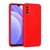 Mey İthalat®   Redmi 9T Kılıf Nano içi Kadife Silikon - Kırmızı
