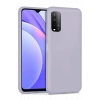 Mey İthalat®   Redmi 9T Kılıf Nano içi Kadife Silikon - Lila