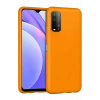 Mey İthalat®   Redmi 9T Kılıf Nano içi Kadife Silikon - Turuncu