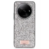 Mey İthalat®   Redmi A3 4G Bright Simli Kapak - Gümüş