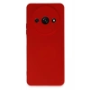 Mey İthalat®   Redmi A3 4G Kılıf Nano içi Kadife Silikon - Kırmızı