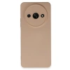 Mey İthalat®   Redmi A3 4G Kılıf Nano içi Kadife Silikon - Pudra
