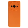 Mey İthalat®   Redmi A3 4G Kılıf Nano içi Kadife Silikon - Turuncu