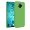 Mey İthalat®   Redmi K30 Pro Kılıf Nano içi Kadife Silikon - Yeşil
