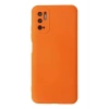 Mey İthalat®   Redmi Note 10 5G Kılıf Nano içi Kadife Silikon - Turuncu