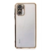 Mey İthalat®   Redmi Note 10 Kılıf  Lensli Silikon - Gold