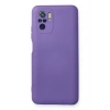 Mey İthalat®   Redmi Note 10 Kılıf Nano içi Kadife Silikon - Mor
