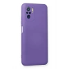 Mey İthalat®   Redmi Note 10 Kılıf Nano içi Kadife Silikon - Mor