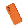 Mey İthalat®   Redmi Note 10 Kılıf Nano içi Kadife Silikon - Turuncu