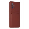 Mey İthalat®   Redmi Note 10 Pro Kılıf Kelvin Kartvizitli Silikon - Bordo