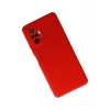 Mey İthalat®   Redmi Note 10 Pro Kılıf Nano içi Kadife Silikon - Kırmızı