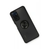 Mey İthalat®   Redmi Note 11 Kılıf Montreal Yüzüklü Silikon Kapak - Siyah