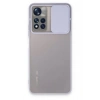 Mey İthalat®   Redmi Note 11 Pro Plus 5G Kılıf Palm Buzlu Kamera Sürgülü Silikon - Lila