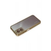 Mey İthalat®   Redmi Note 11E Kılıf  Lensli Silikon - Gold