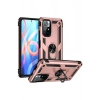 Mey İthalat®   Redmi Note 11T Kılıf Sofya Yüzüklü Silikon Kapak - Rose