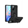 Mey İthalat®   Redmi Note 11T Kılıf Sofya Yüzüklü Silikon Kapak - Siyah