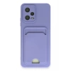 Mey İthalat®   Redmi Note 12 4G Kılıf Kelvin Kartvizitli Silikon - Lila