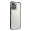 Mey İthalat®   Redmi Note 12 4G Kılıf  Lensli Silikon - Siyah