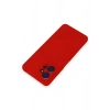 Mey İthalat®   Redmi Note 12 4G Kılıf Nano içi Kadife Silikon - Kırmızı