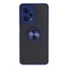 Mey İthalat®   Redmi Note 12 5G Kılıf Montreal Yüzüklü Silikon Kapak - Lacivert