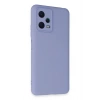 Mey İthalat®   Redmi Note 12 5G Kılıf Nano içi Kadife Silikon - Lila