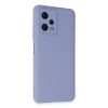 Mey İthalat®   Redmi Note 12 5G Kılıf Nano içi Kadife Silikon - Lila