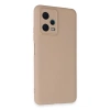 Mey İthalat®   Redmi Note 12 5G Kılıf Nano içi Kadife Silikon - Pudra