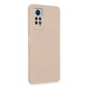 Mey İthalat®   Redmi Note 12 Pro 4G Kılıf Nano içi Kadife Silikon - Pudra
