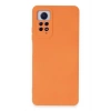 Mey İthalat®   Redmi Note 12 Pro 4G Kılıf Nano içi Kadife Silikon - Turuncu