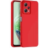 Mey İthalat®   Redmi Note 12 Pro 5G Kılıf Nano içi Kadife Silikon - Kırmızı