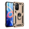Mey İthalat®   Redmi Note 12S Kılıf Sofya Yüzüklü Silikon Kapak - Gold