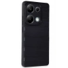 Mey İthalat®   Redmi Note 13 Pro 4G Kılıf Bibercas Silikon Kapak - Siyah