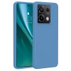 Mey İthalat®   Redmi Note 13 Pro 4G Kılıf First Silikon - Mavi