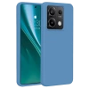 Mey İthalat®   Redmi Note 13 Pro 4G Kılıf First Silikon - Mavi