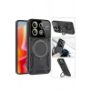 Mey İthalat®   Redmi Note 13 Pro 5G Kılıf Joy Lens Standlı Kapak - Siyah