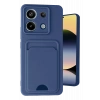 Mey İthalat®   Redmi Note 13 Pro 5G Kılıf Kelvin Kartvizitli Silikon - Lacivert