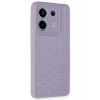 Mey İthalat®   Redmi Note 13 Pro 5G Kılıf Petek Silikon Kapak - Lila