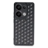 Mey İthalat®   Redmi Note 13 Pro 5G Kılıf Petek Silikon Kapak - Siyah