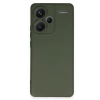 Mey İthalat®   Redmi Note 13 Pro Plus Kılıf Nano içi Kadife Silikon - Koyu Yeşil