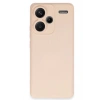 Mey İthalat®   Redmi Note 13 Pro Plus Kılıf Nano içi Kadife Silikon - Pudra
