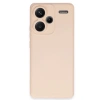 Mey İthalat®   Redmi Note 13 Pro Plus Kılıf Nano içi Kadife Silikon - Pudra