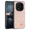Mey İthalat®   Redmi Note 14 Pro 4G Bright Simli Kapak - Pembe