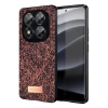 Mey İthalat®   Redmi Note 14 Pro 5G Bright Simli Kapak - Derin Mor