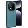 Mey İthalat®   Redmi Note 14 Pro 5G Kılıf Aras Deri Kapak - Açık Yeşil